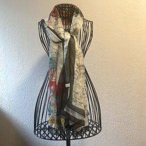 Zazou motif scarf